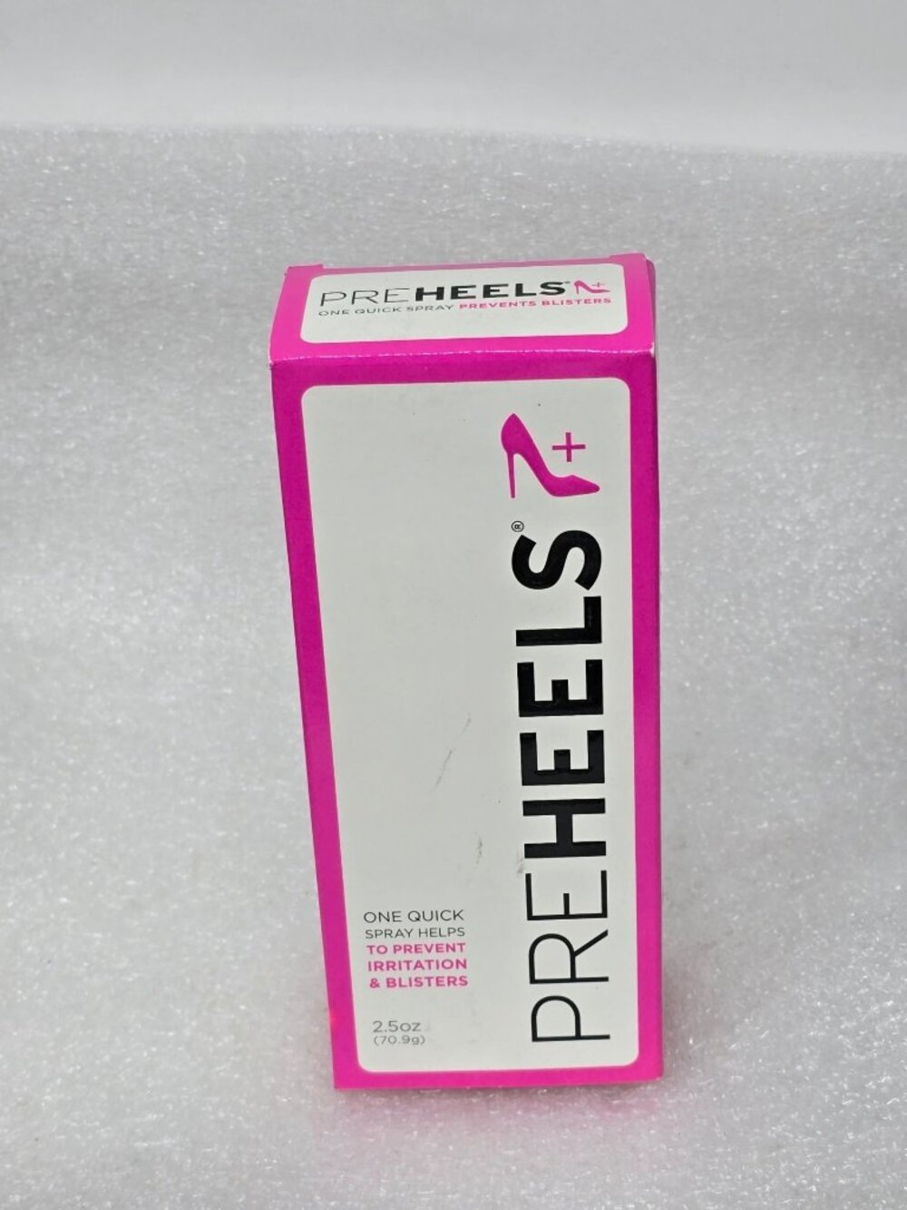 Pre Heels + Blister Prevention Spray 2.5 oz Anti-Friction Invisible Barrier Flex